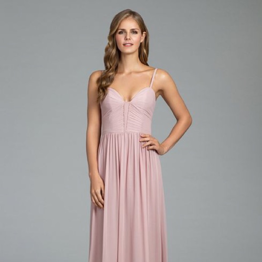 Hayley Paige 5804 Dusty Rose Bridesmaid Dress